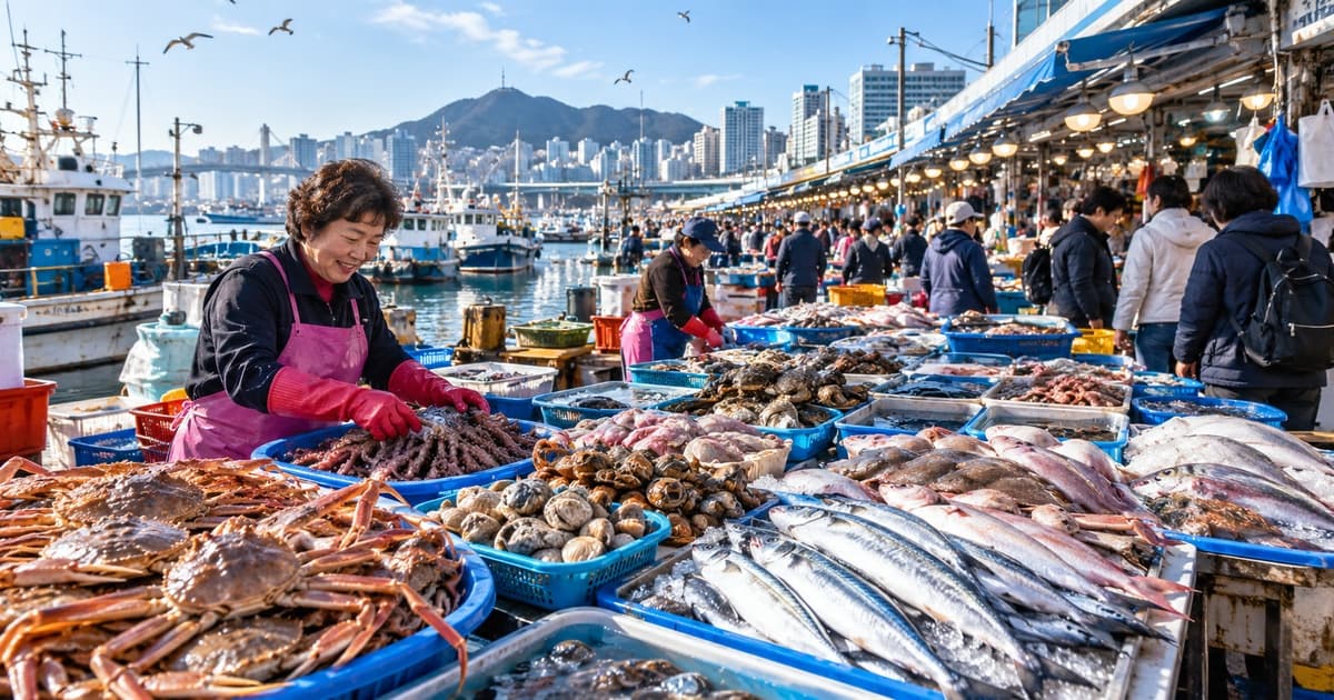 신동아수산물종합시장 대표 이미지 | 부산 중구 상설 전통시장