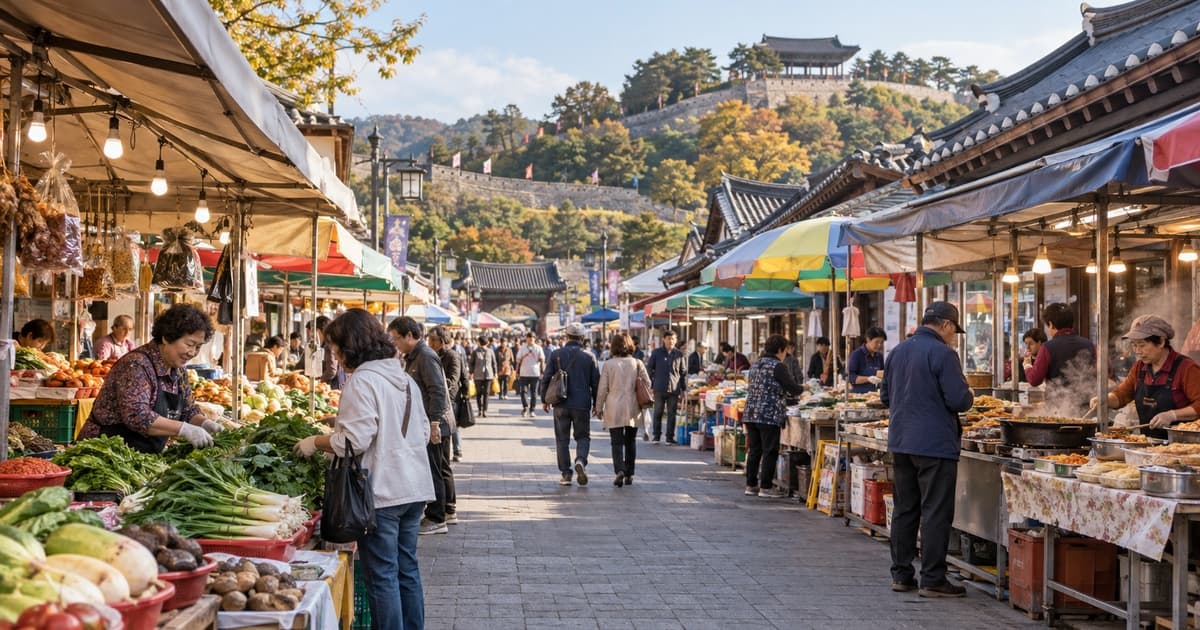 공주산성시장 대표 이미지 | 매월 1·6일 열리는 충청남도 5일장